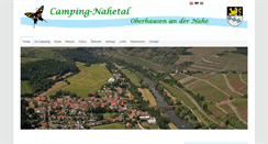 Desktop Screenshot of camping-nahetal.de